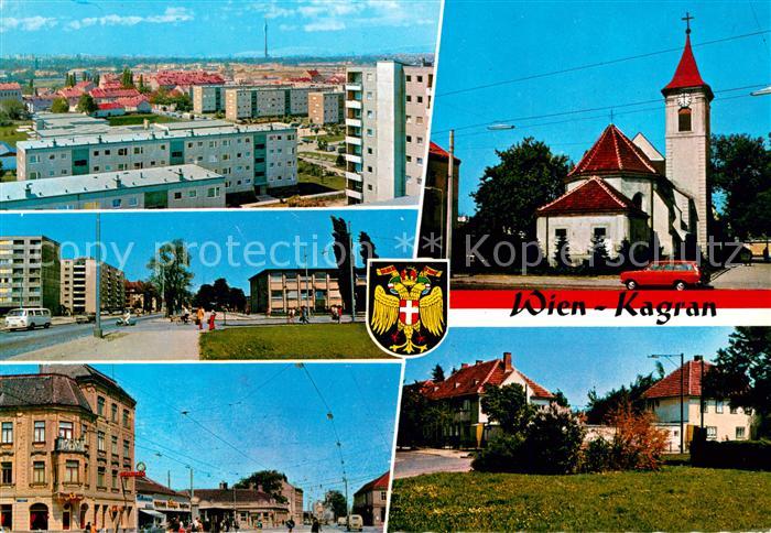 Wien Neues Wohnviertel Wagramerstr neue Schule Pfarrkirche St Georg Freihof Sied