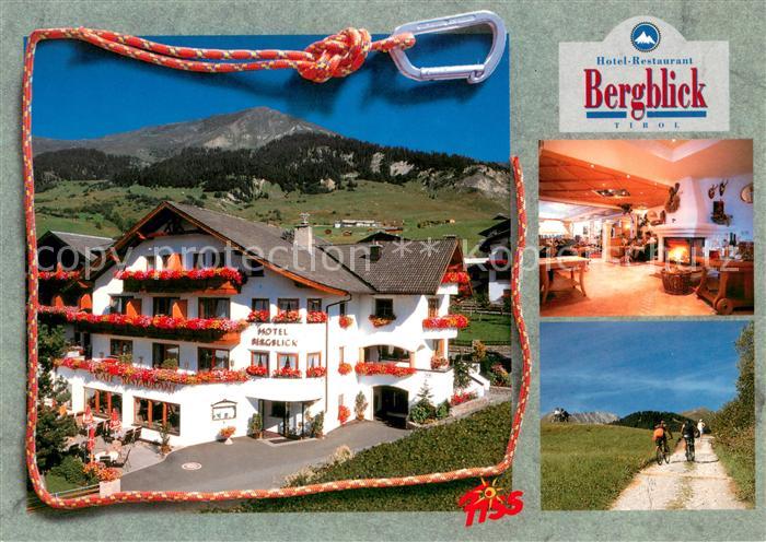 Fiss Tirol Hotel Restaurant Bergblick Gastraum Radweg