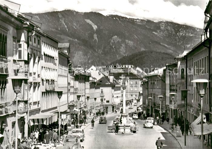 Villach Kaernten Hauptplatz mit Gerlitzen