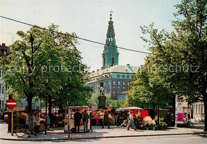Kobenhavn Blomstertorvet pa Hojbroplads