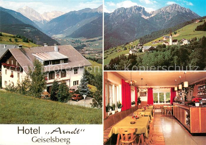 Geiselsberg Olang Hotel Gasthof Arndt Panorama Gastraum