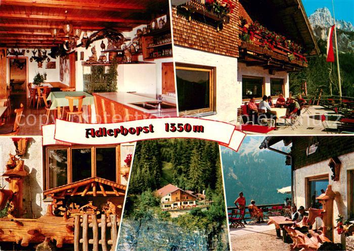 Haller Tirol Gasthof Adlerhorst Gaststube Terrasse