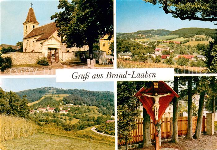 Brand-Laaben Kirche Panorama Wegekreuz