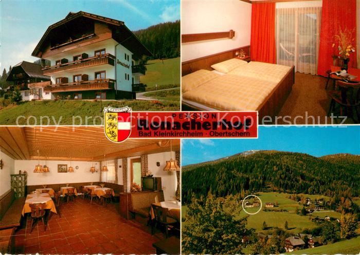Bad Kleinkirchheim Kaernten Pension Ronacherhof Gaststube Zimmer Panorama