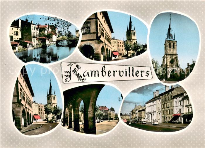 Rambervillers La Mortagne Place du 30 Septembre Eglise Les Arcades La rue Carnot