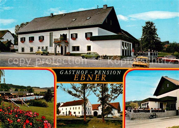 Rainbach Innkreis Gasthof Pension Ebner Schwimmbad Terrasse