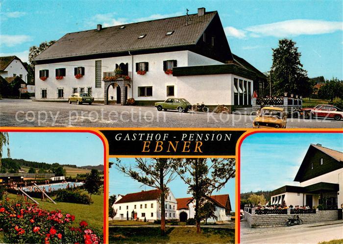 Rainbach Innkreis Gasthof Pension Ebner Schwimmbad Terrasse