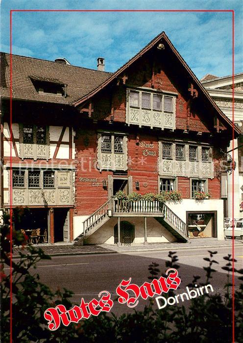 Dornbirn Vorarlberg Rotes Haus am Marktplatz