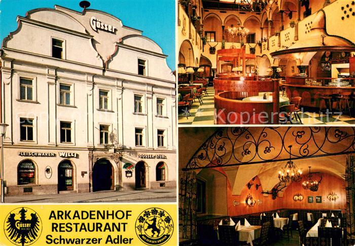 Leoben Arkadenhof Restaurant Schwarzer Adler