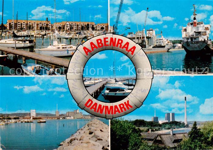 Aabenraa Apenrade Hafenpartien