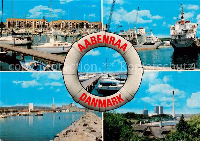Aabenraa Apenrade Hafenpartie Faehre