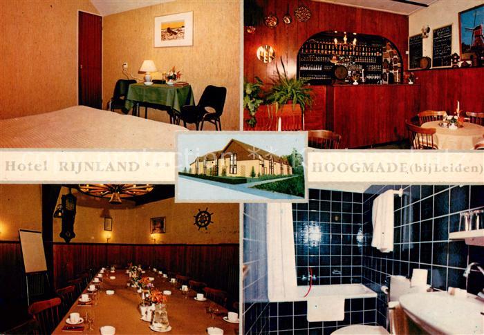 Hoogmade Hotel Rijnland Gaststube Zimmer Bar Bad