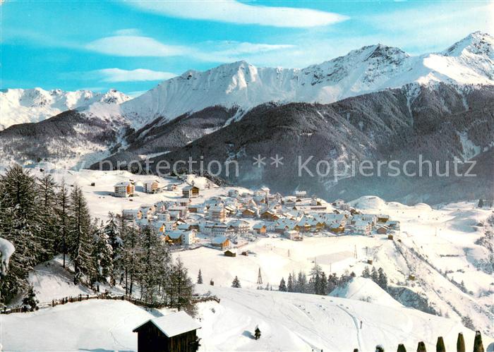 Serfaus Tirol Wintersportplatz Panorama
