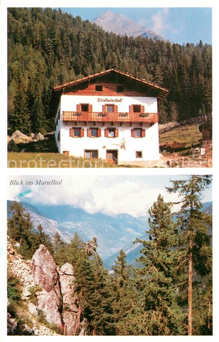 Martell Gasthaus Stallwieshof Martelltal