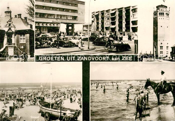 Zandvoort Holland Raadhuis Strandweg Utzichttoren Strandpartien