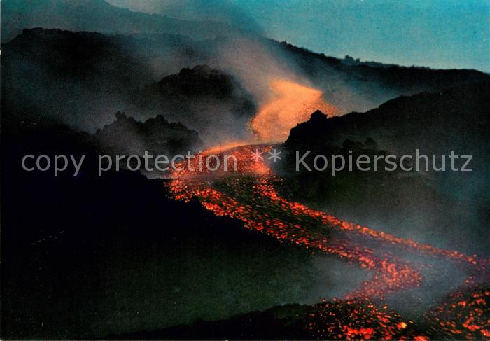 Etna Italien Lavafluss