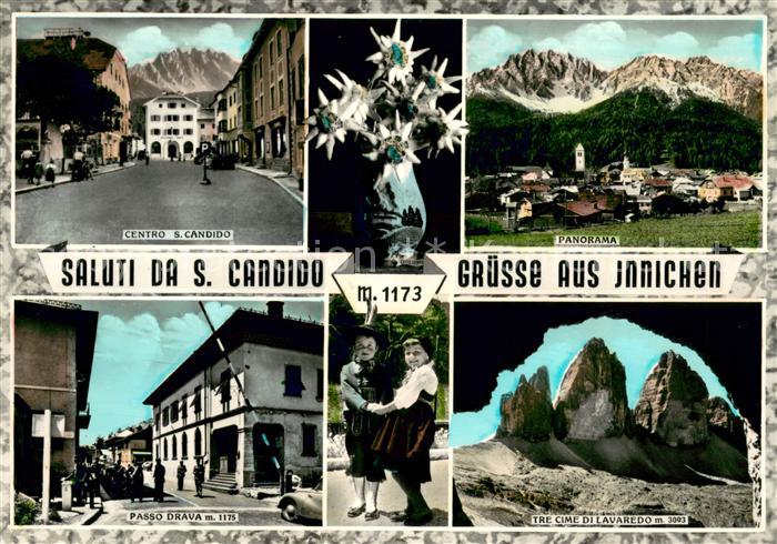 Innichen Suedtirol Centro S Candido Panorama Passo drava Tre Cime di Lavaredo