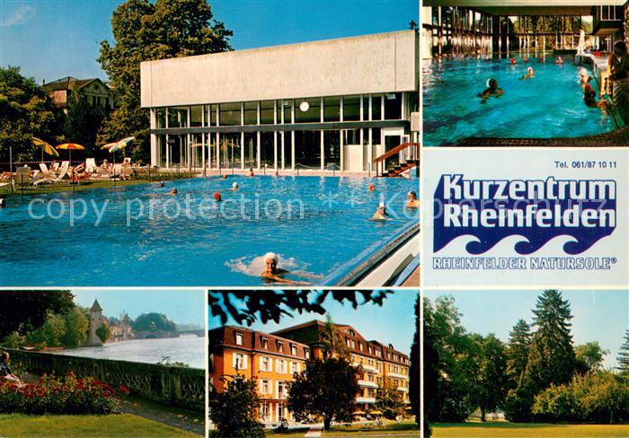 Rheinfelden Baden Natursole Frei und Hallenbad Rheinpromenade Park Hotel am Rhei