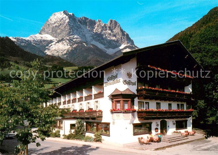 Kirchdorf Tirol Gasthof Cafe Wintersteller Am Wilden Kaiser