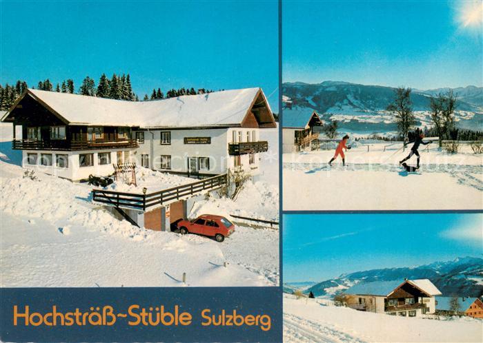 Sulzberg Vorarlberg Hochstraess Stueble Loipen Panorama