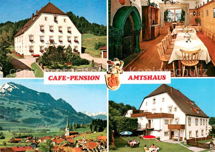 Vorderburg Immenstadt Cafe Pension Amtshaus Gaststube Panorama Liegewiese