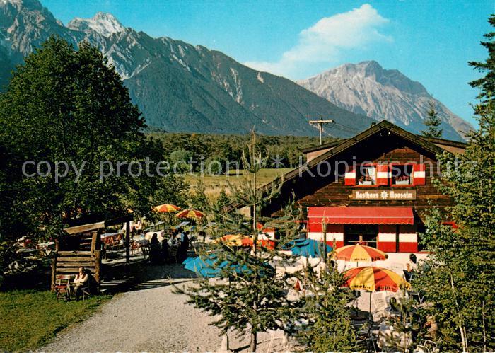 Barwies Rasthaus Moosalm mit Hohe Munde