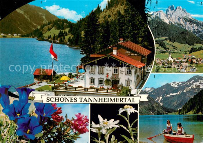 Tannheim Tirol Hotel Alpenhof Haldensee Rotflueh Gimpel Vilsalpsee mit Rauhorn