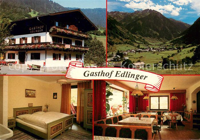 Fusch Grossglocknerstrasse Gasthof Edlinger Zimmer Gaststube Panorama