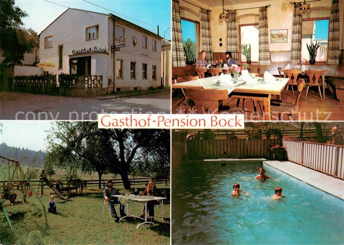 Gloggnitz Niederoesterreich Gasthof Pension Bock Gaststube Garten P