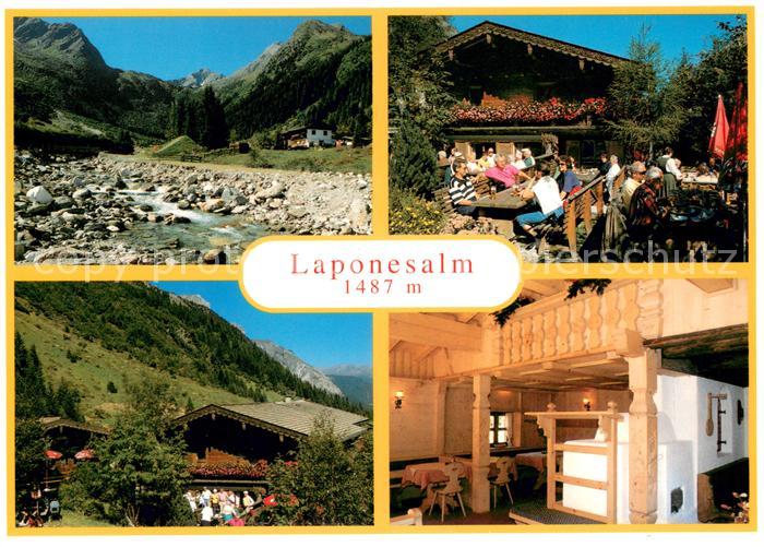Gschnitz Tirol Laponesalm Terrasse Gaststube Panorama