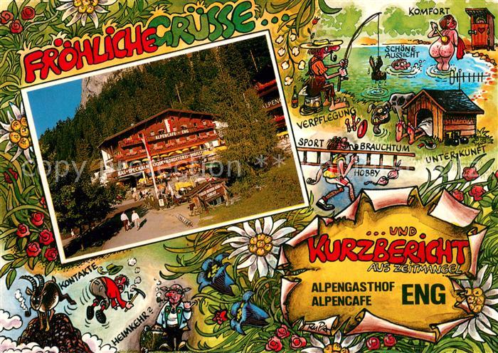 Hinterriss Tirol Alpengasthof Eng Karikaturen