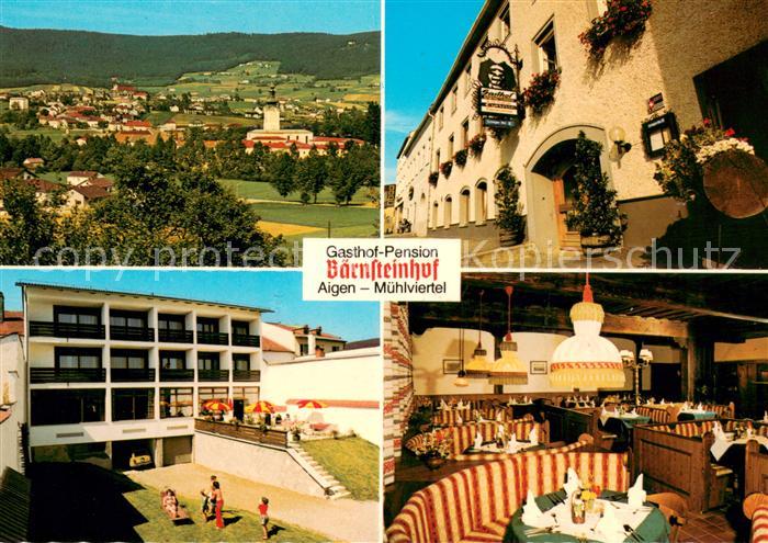 Aigen Muehlkreis Gasthof Pension Baernsteinhof Gaststube Panorama