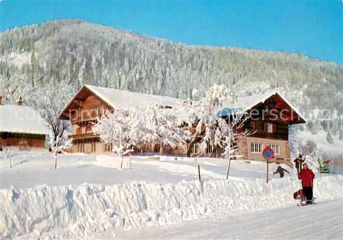 Salzburg Oesterreich Alpengasthof Zistelalpe mit Gaisberg Spitze