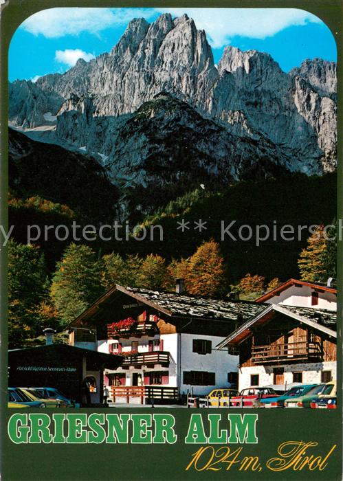 Wilder Kaiser Alpengasthaus Griesner Alm