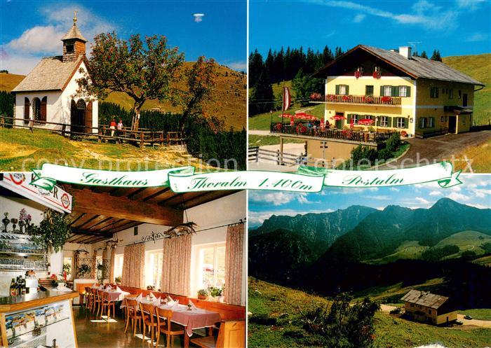 Strobl Gasthof Thoralm Postalm Gastraum Kapelle Panorama