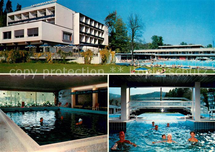 Warmbad Villach Kurhotel Karawankenhof Thermalfreibad und Hallenbaeder