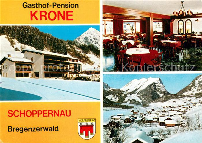 Schoppernau Vorarlberg Gasthof Pension Krone Gaststube Panorama