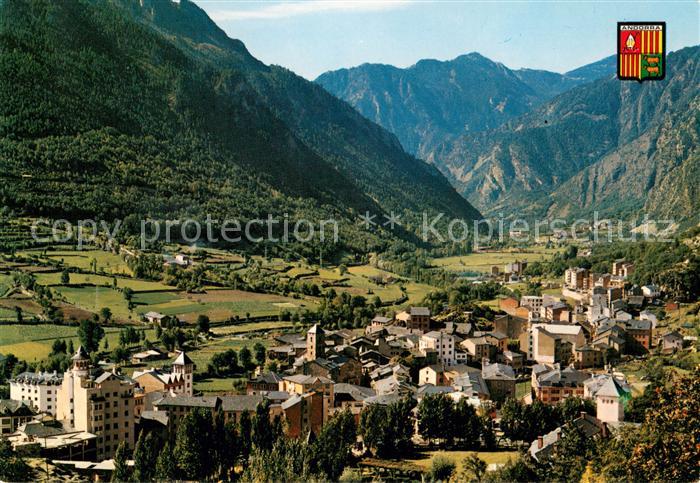Andorra La Vella Panorama Pyrenaeen