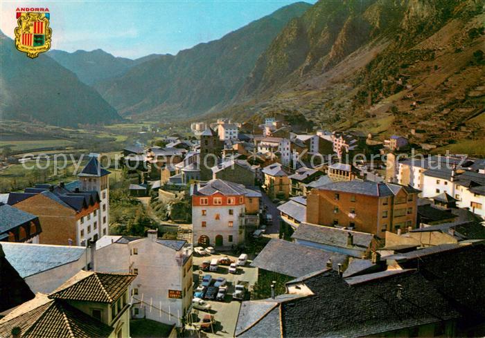 Andorra La Vella Panorama Pyrenaeen