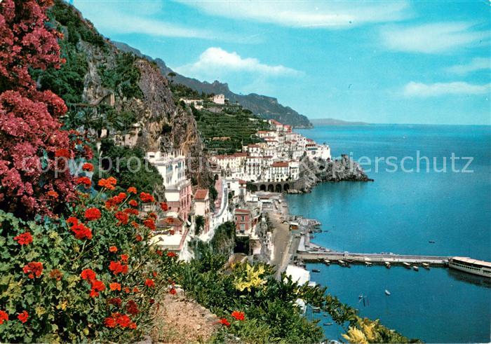 Amalfi Kuestenpanorama