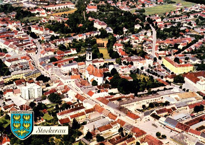 Stockerau Niederoesterreich Fliegeraufnahme