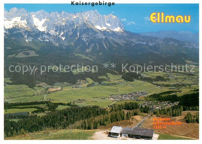 Ellmau Tirol Panorama mit Kaisergebirge