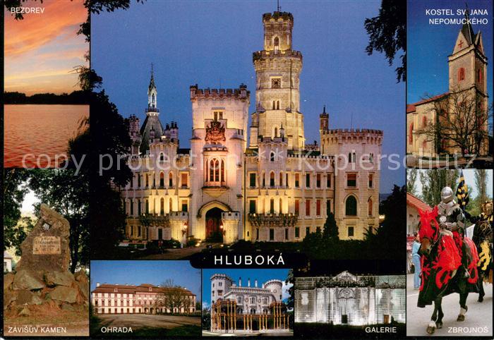 Hluboka Vltavou Bezdrev Zavisuv Kamen Ohrada Galerie Kostel sv. Jana Nepomuckeho