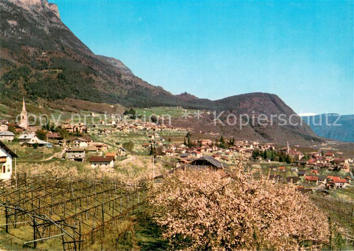 Kaltern Weinstrasse Tirol mit St. Anton Mitterdorf St. Nikolaus ueberetsch