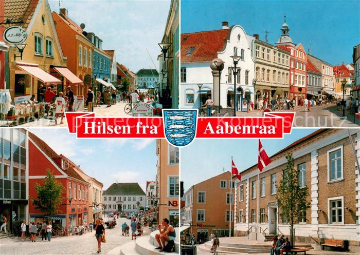 Aabenraa Apenrade Motiver fra Storegade Radhus