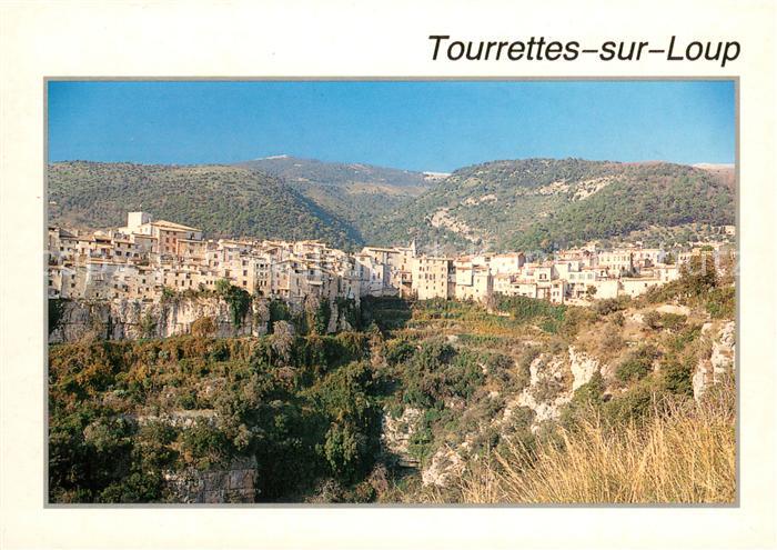Tourrettes sur Loup Vue Generale