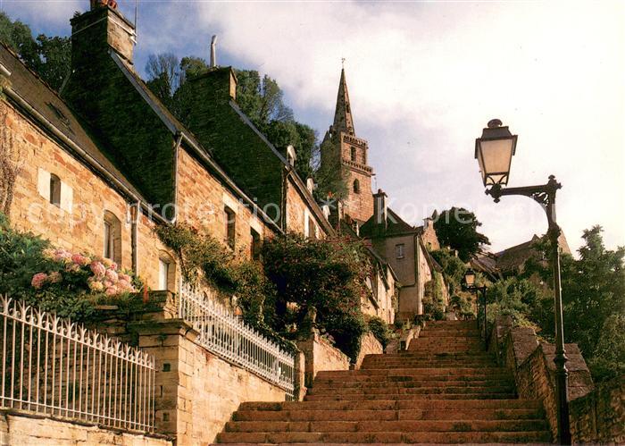 Lannion Les escaliers de Brélévénez Place du Centre Collection La Bretagne en co