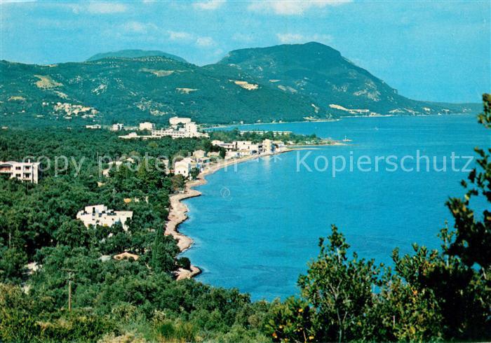 Messonghi Kuestenpanorama Messonghi Beach