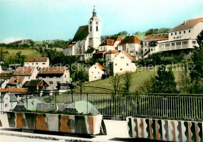 Steinbach Steyr Ortsansicht mit Kirche