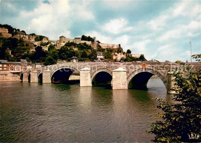 Namur sur Meuse Pont de Jambes et citadelle
